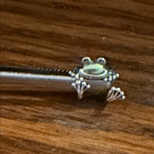 Climbing Frog Charm